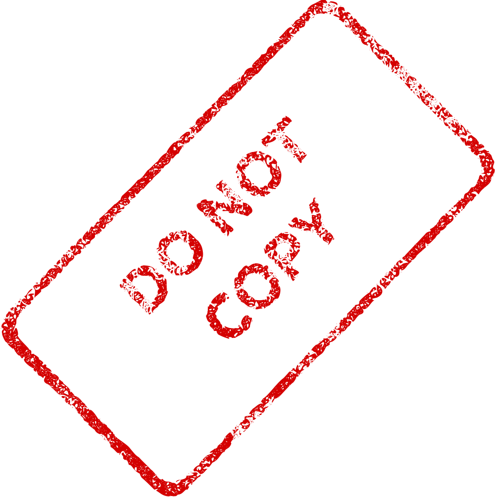 OnlineLabels Clip Art - Do Not Copy Business Stamp 2
