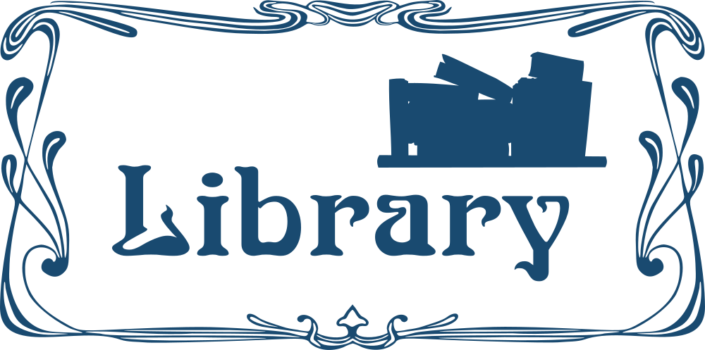 Download OnlineLabels Clip Art - Library Door Sign