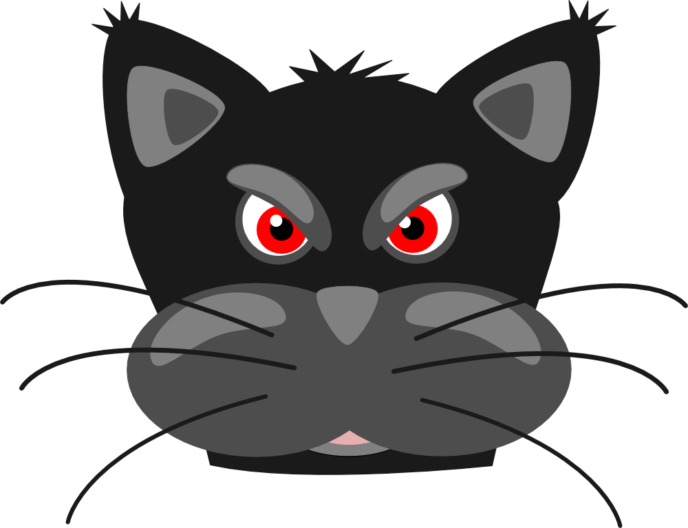 OnlineLabels Clip Art - Angry Black Panther