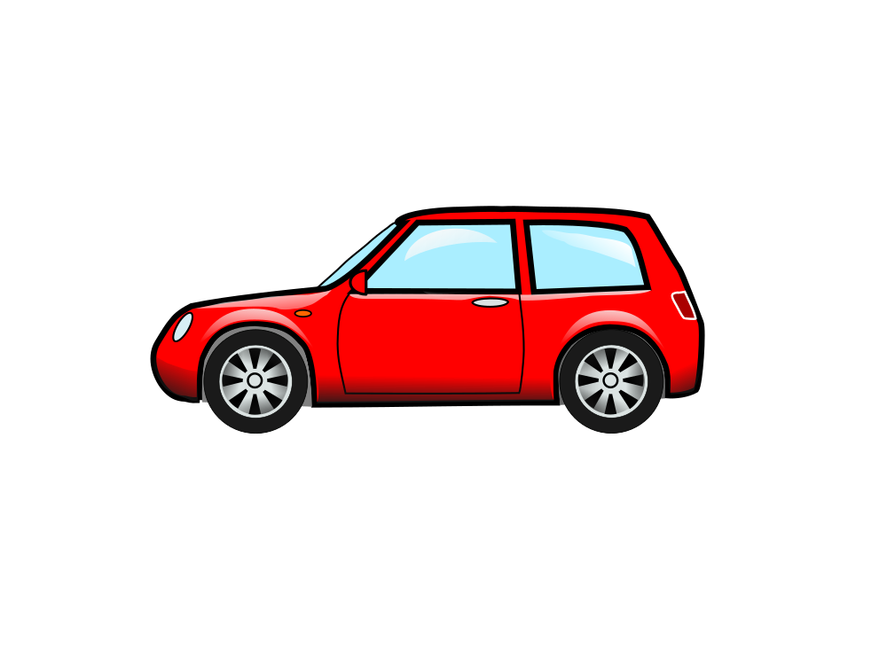 OnlineLabels Clip Art - Car-Red