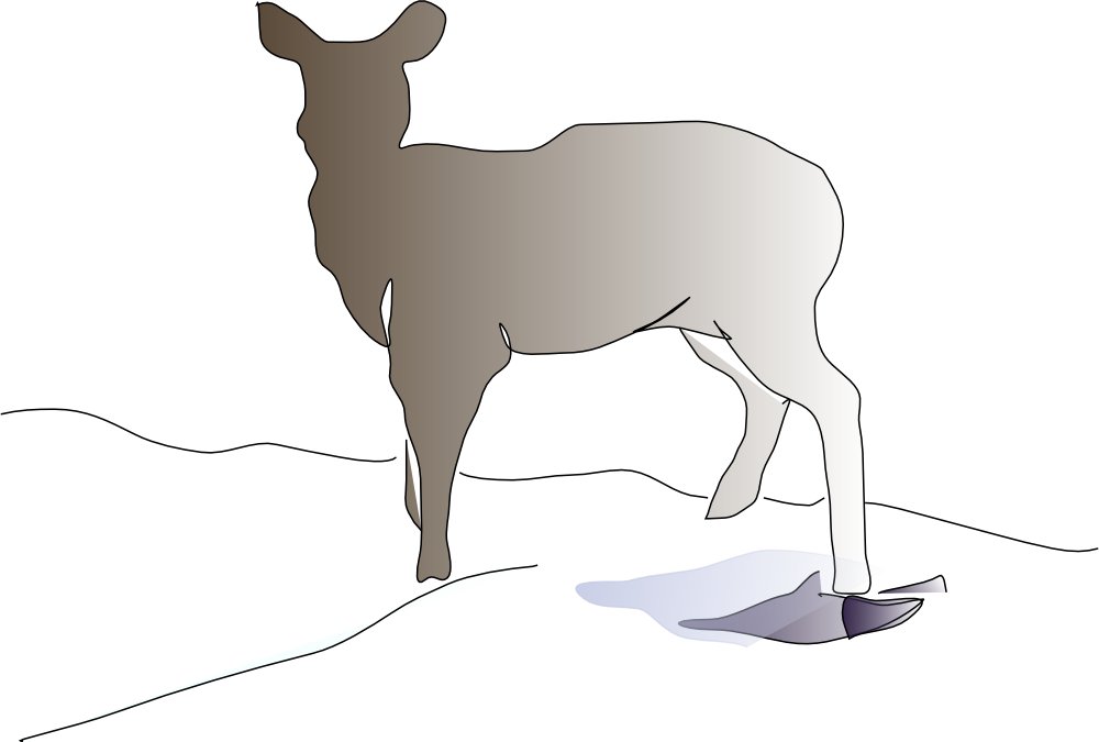 OnlineLabels Clip Art - Deer Clipart