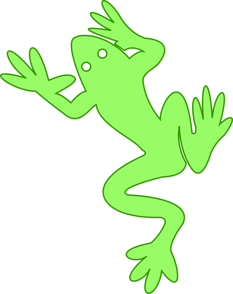 OnlineLabels Clip Art - Frog 03