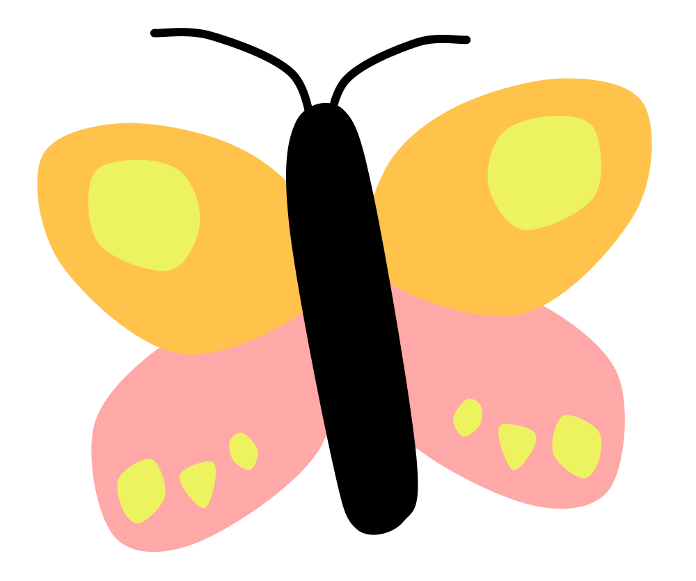 OnlineLabels Clip Art - Butterfly
