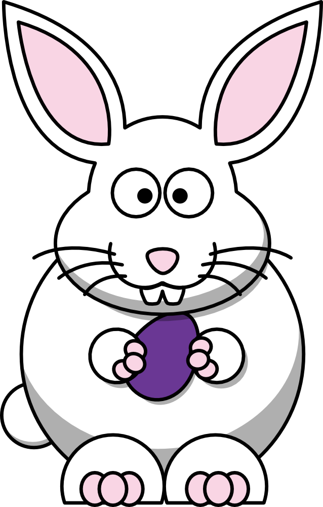 Download OnlineLabels Clip Art - Cartoon Bunny