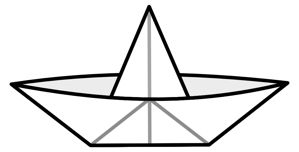 OnlineLabels Clip Art Paperboat