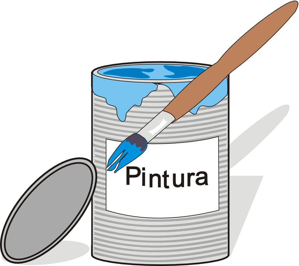 clipart paint can and brush - photo #39