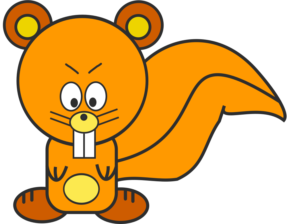 OnlineLabels Clip Art Squirrel