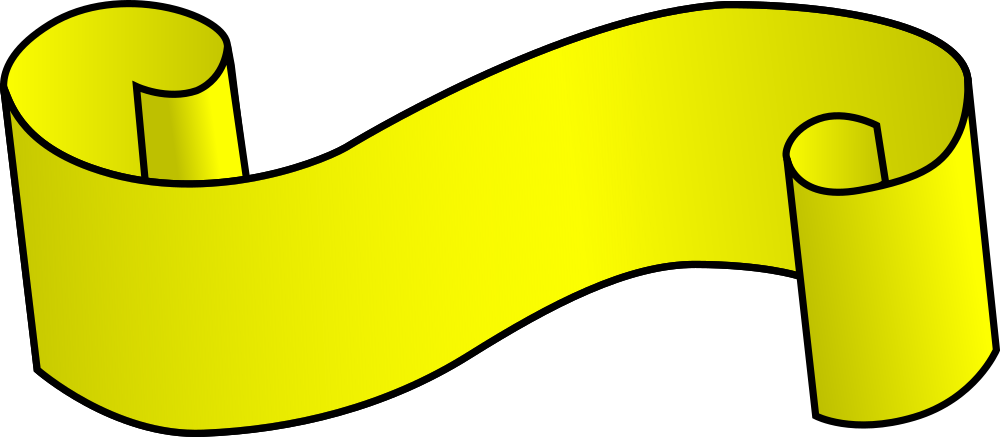 Download OnlineLabels Clip Art - Yellow Ribbon