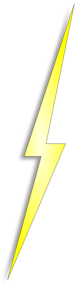 OnlineLabels Clip Art - Bolt1_Yellow