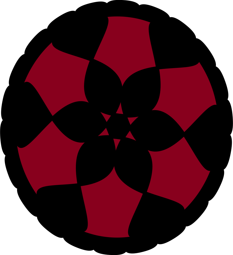 OnlineLabels Clip Art - Flower Button