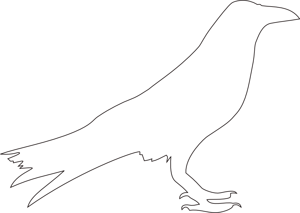OnlineLabels Clip Art - Crow