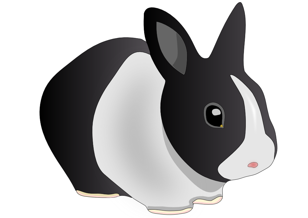 OnlineLabels Clip Art - Friendly Rabbit