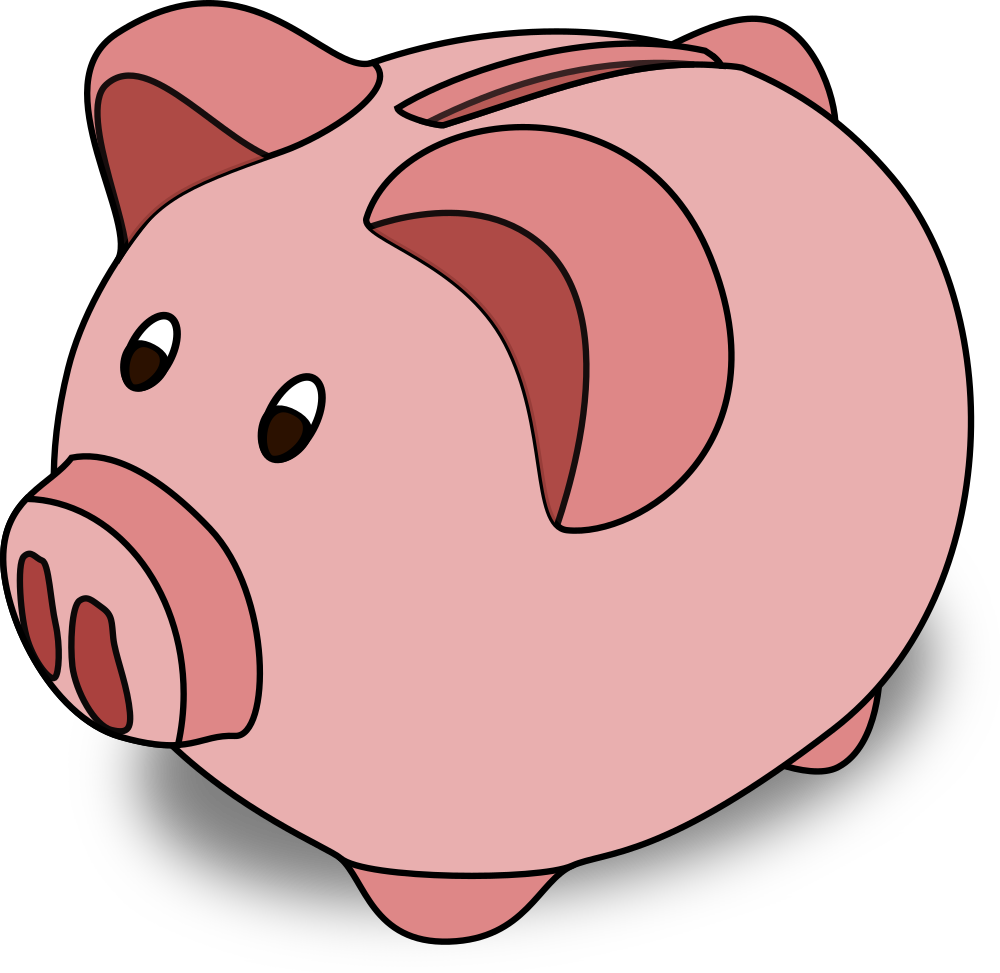 OnlineLabels Clip Art - Cartoon Pig