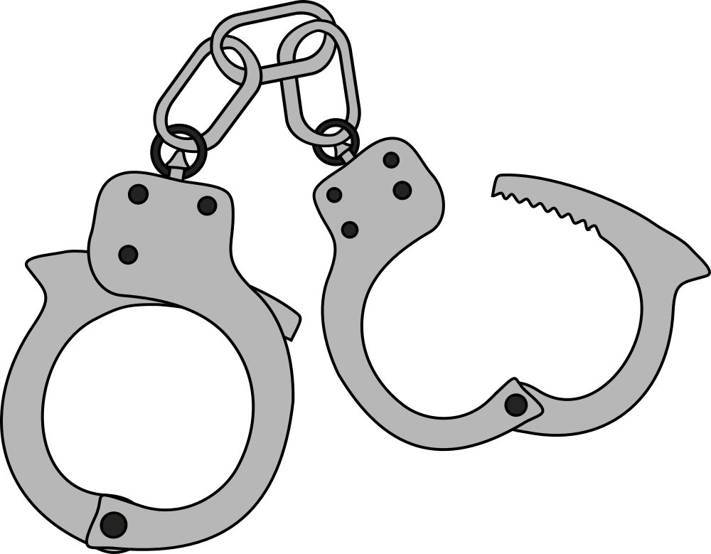 Download OnlineLabels Clip Art - Simple Colored Handcuffs