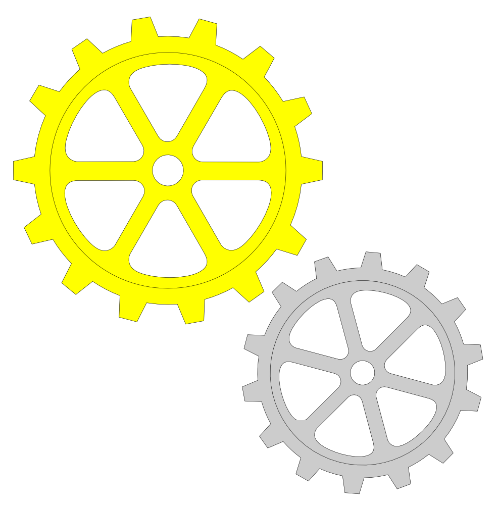 OnlineLabels Clip Art - Gears