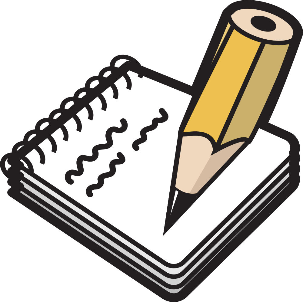 OnlineLabels Clip Art - Notepad