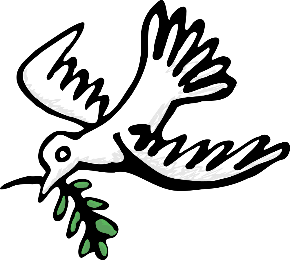 OnlineLabels Clip Art - Peace Dove