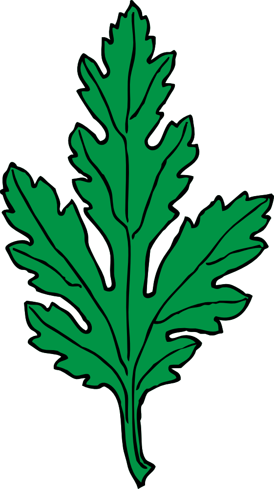 OnlineLabels Clip Art - Chrysanthemum Leaf