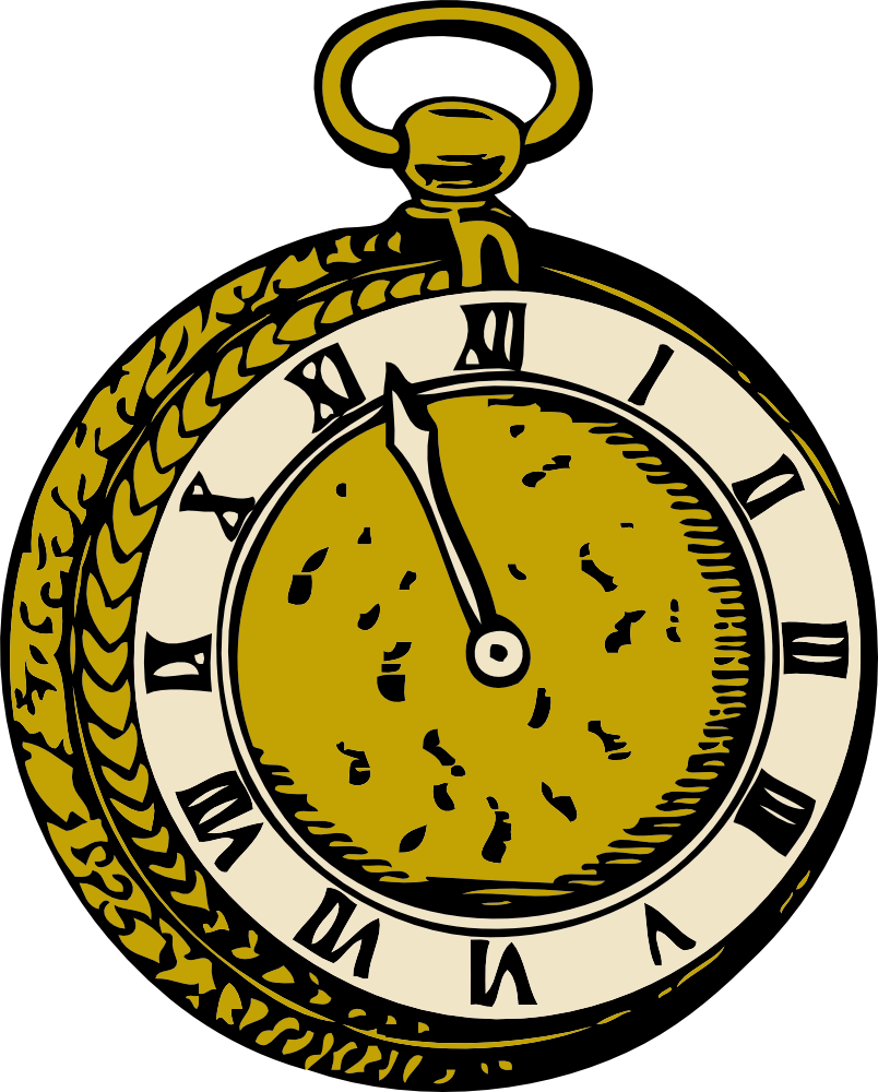 OnlineLabels Clip Art - Old Pocketwatch