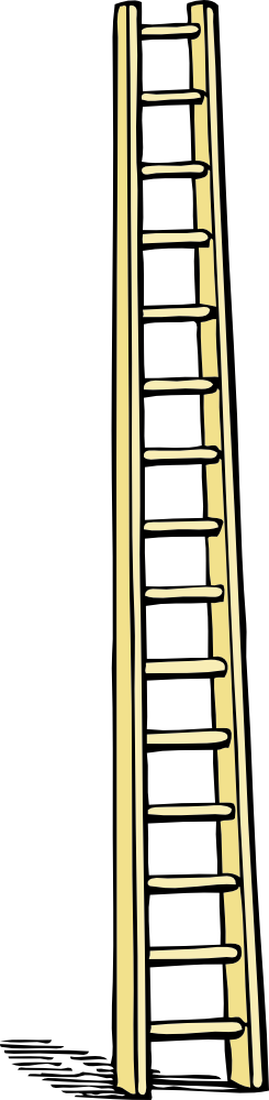 OnlineLabels Clip Art Tall Ladder