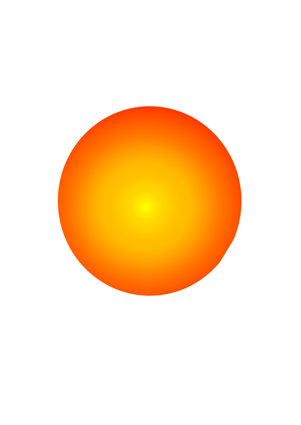 OnlineLabels Clip Art - My Planet Sun