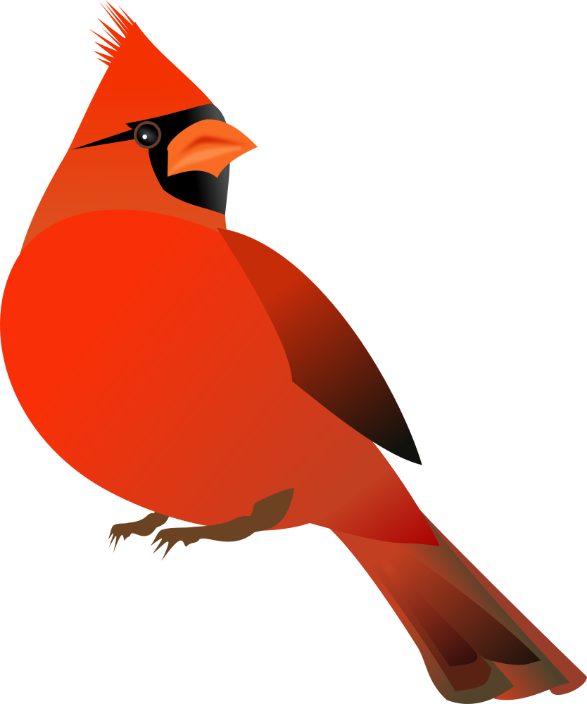 Download OnlineLabels Clip Art - Red Cardinal