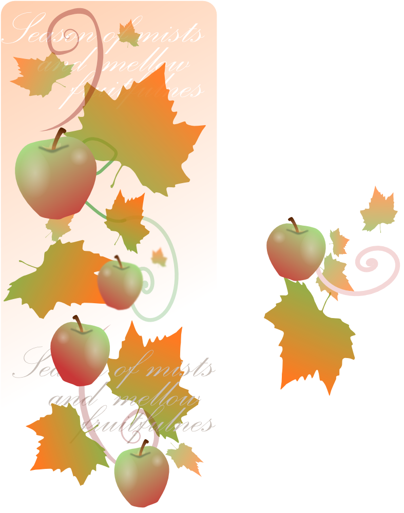 Onlinelabels Clip Art Autumn Decorations