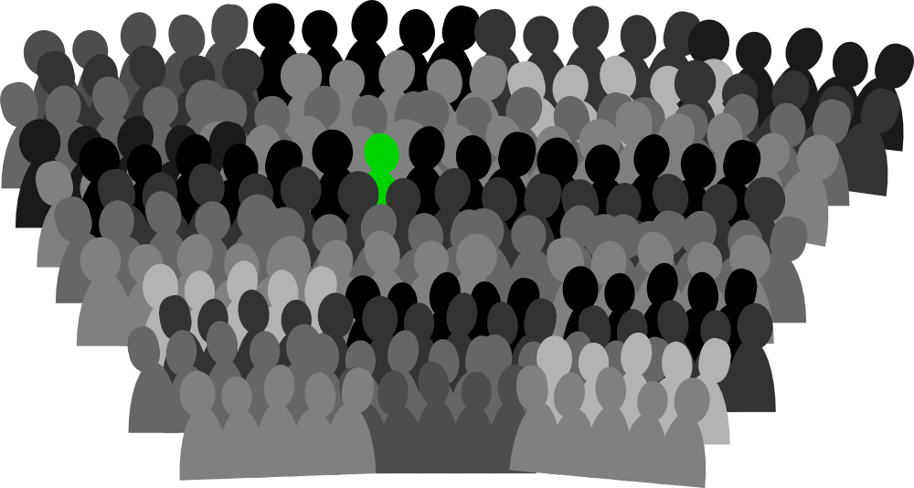 OnlineLabels Clip Art - Crowd