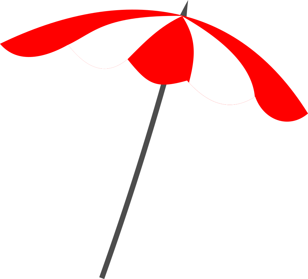 OnlineLabels Clip Art - Beach Umbrella