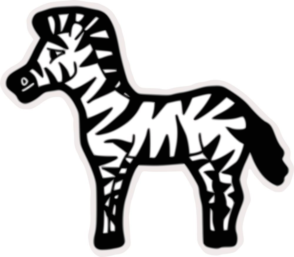 OnlineLabels Clip Art Zebra