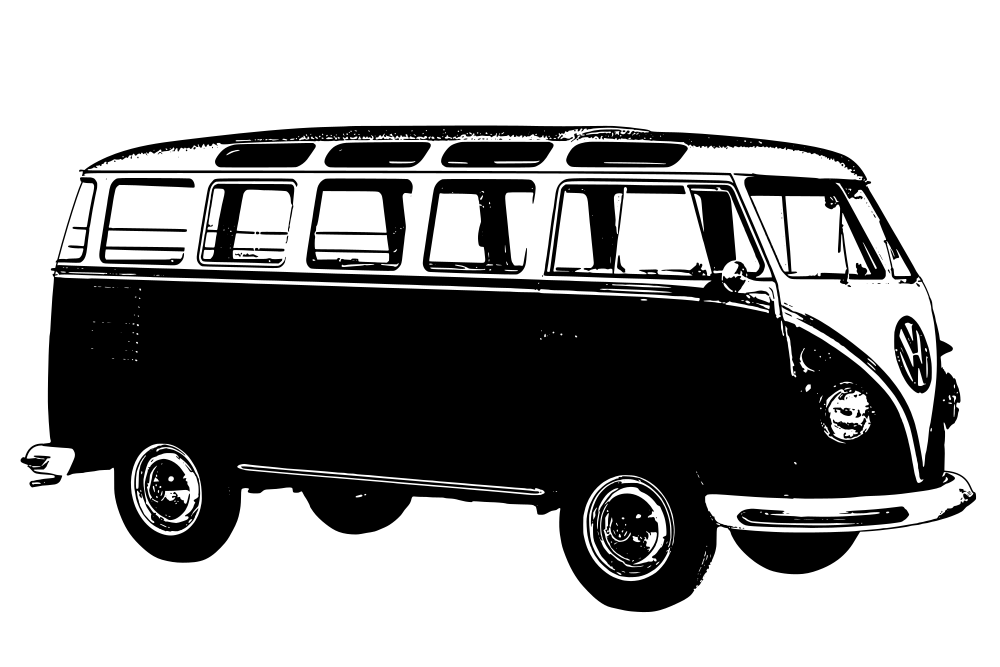 OnlineLabels Clip Art - Volkswagen T1 – Type 2