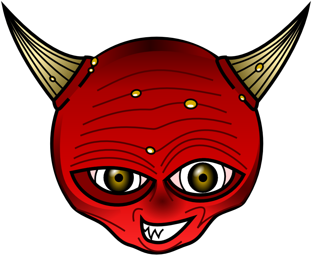 Onlinelabels Clip Art - Red Devil