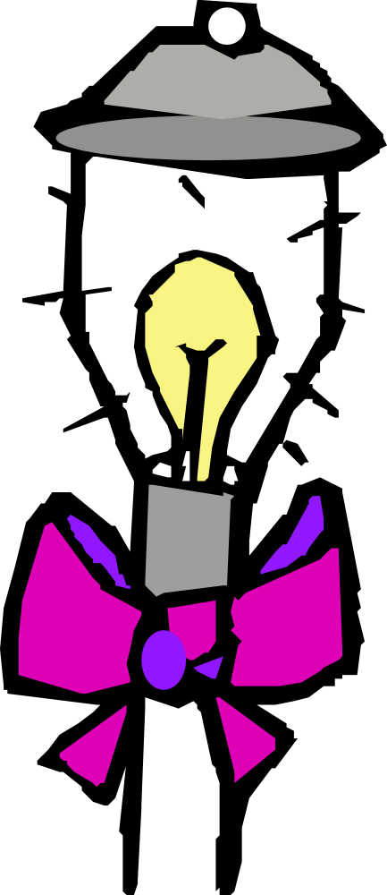 OnlineLabels Clip Art - Lamp Post