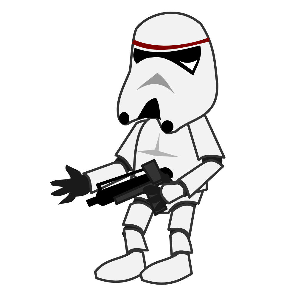 OnlineLabels Clip Art - Comic Characters: Stormtrooper