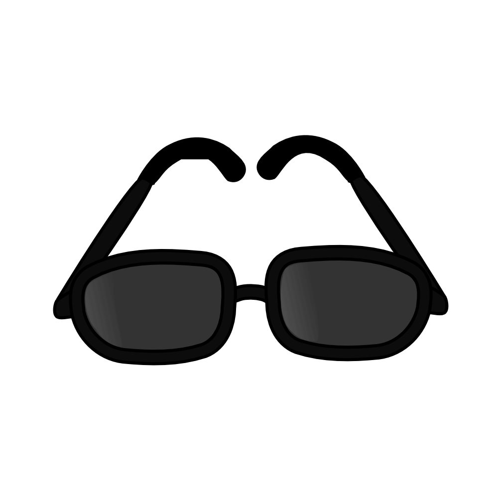OnlineLabels Clip Art Dark Sunglasses