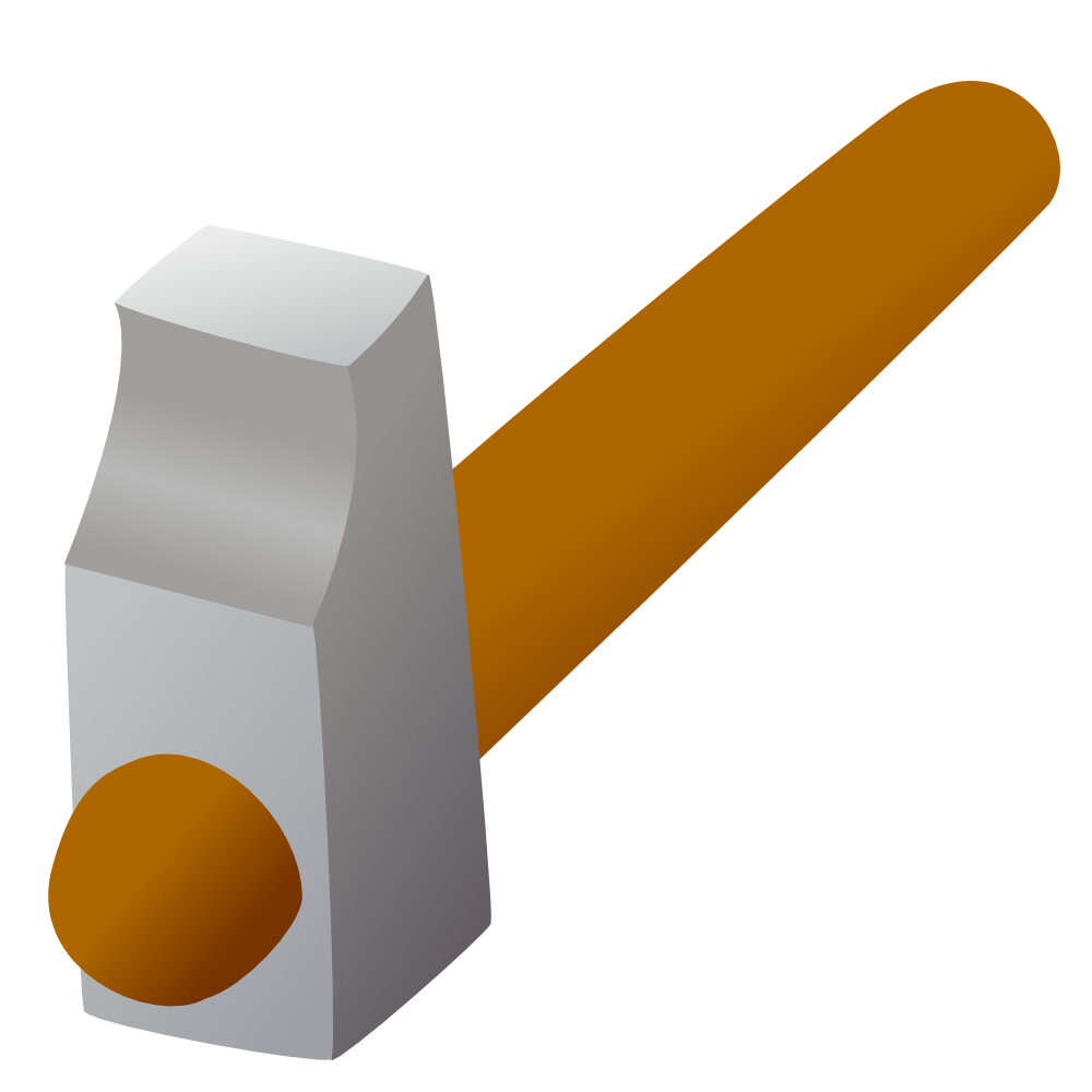 OnlineLabels Clip Art - Hammer