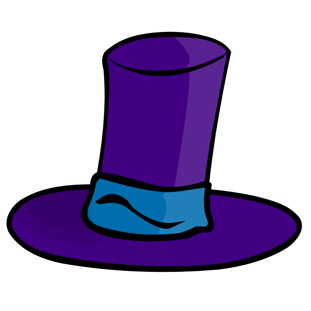 Download OnlineLabels Clip Art - Purple Hat