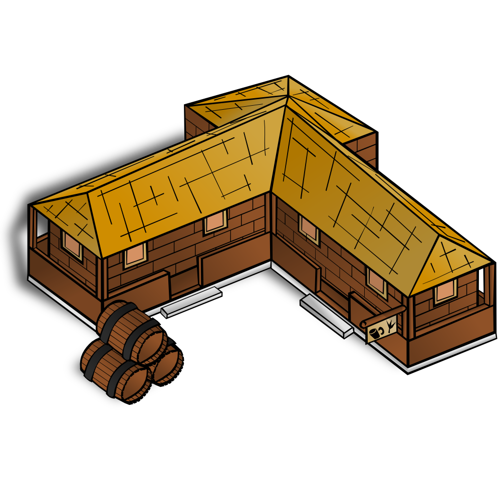 OnlineLabels Clip Art RPG Map Symbols Tavern