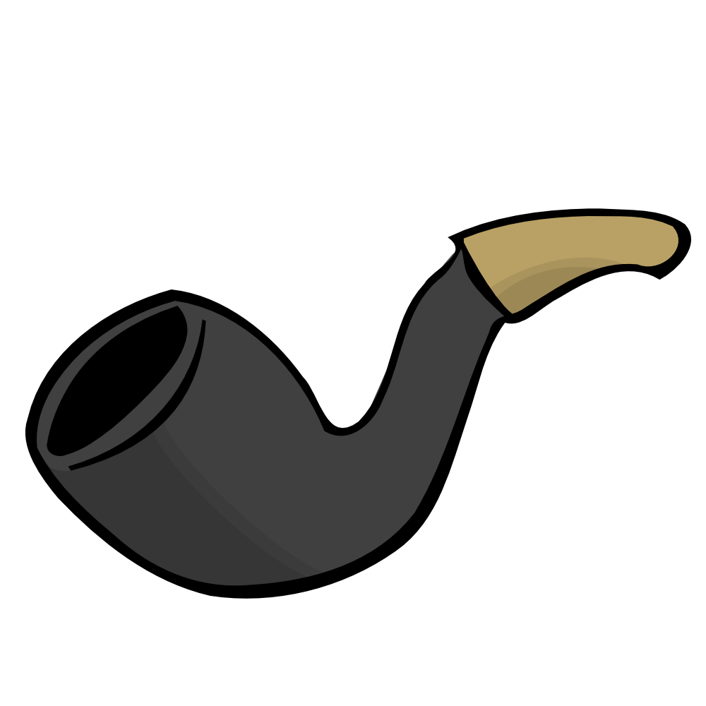 OnlineLabels Clip Art - Smoking Pipe