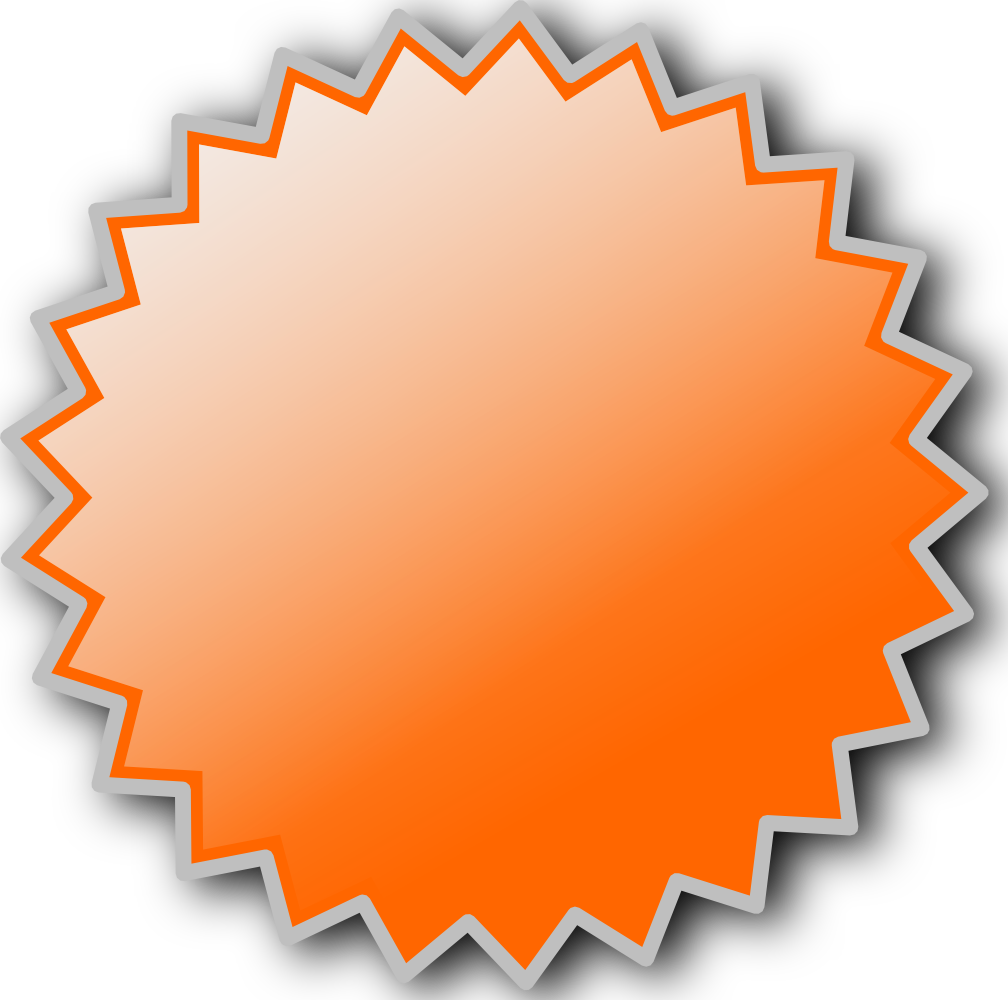 onlinelabels clip art basic starburst badge