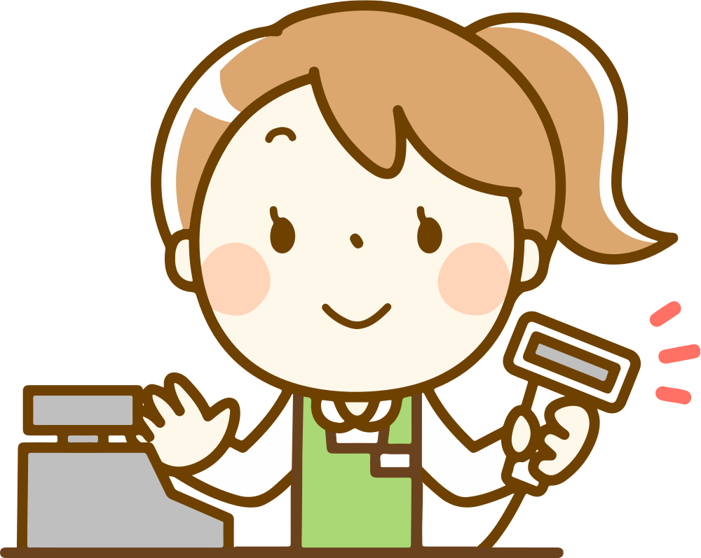 OnlineLabels Clip Art Grocery Store Clerk