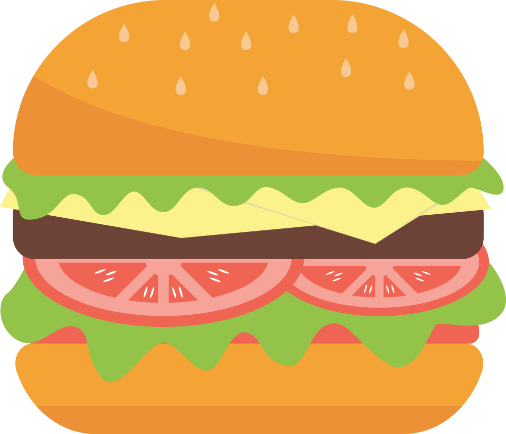 OnlineLabels Clip Art - Hamburger
