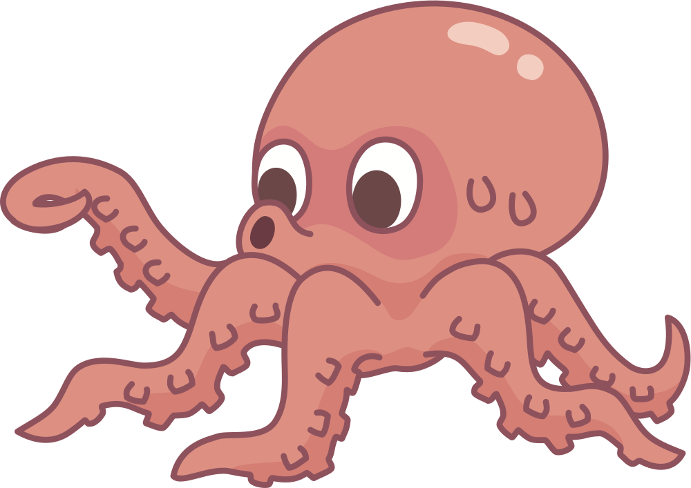 OnlineLabels Clip Art - Octopus