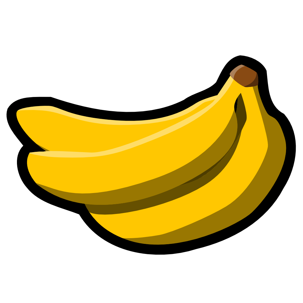 OnlineLabels Clip Art - Bananas Icon