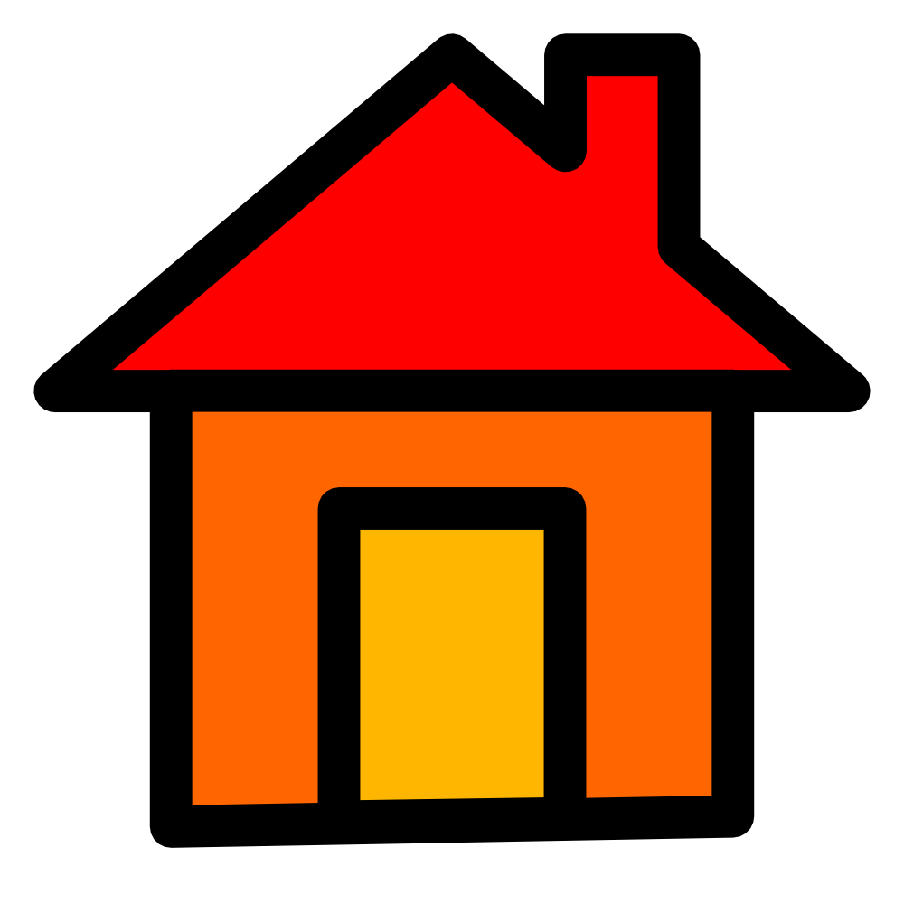 OnlineLabels Clip Art - Home Icon