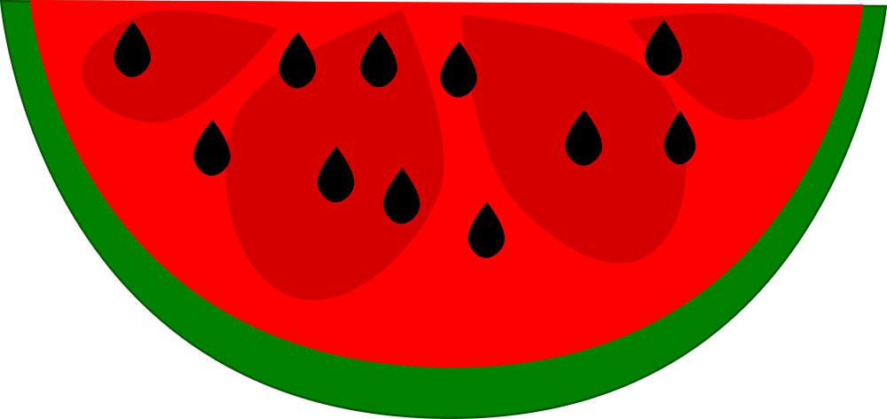 OnlineLabels Clip Art - Watermelon