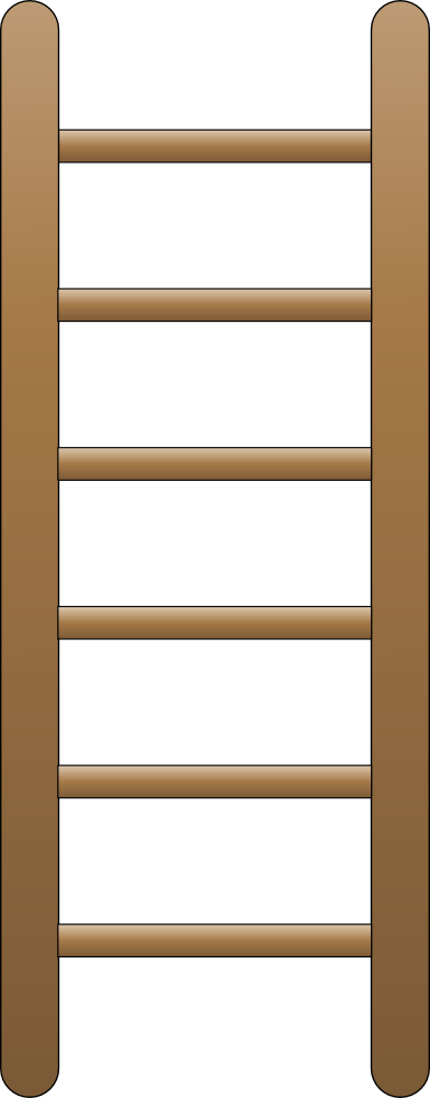 OnlineLabels Clip Art - Ladder (Flat)