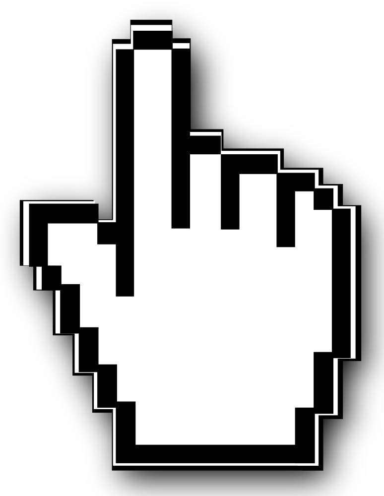 OnlineLabels Clip Art - Cursor_Hand