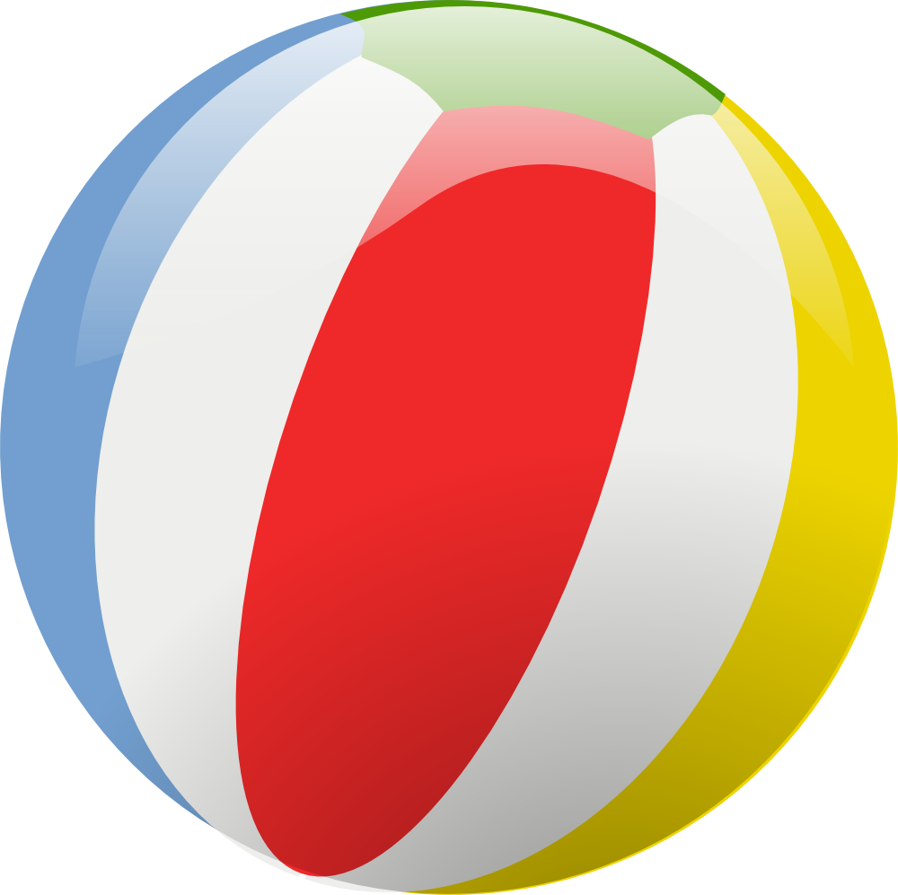 OnlineLabels Clip Art - Beach Ball