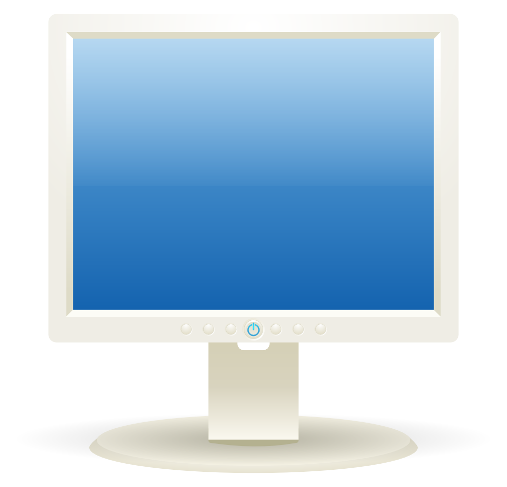 OnlineLabels Clip Art - Computer LCD Display